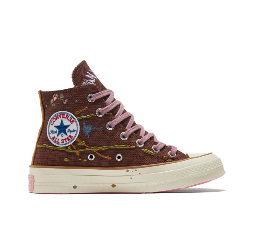 Кеды Converse Bandulu x Chuck 70 High 'Paint Splatter - Cappuccino Base' 169909C