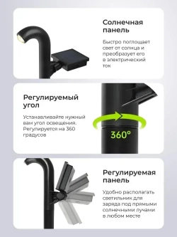 Светильник на солнечной батарее уличный 2 шт