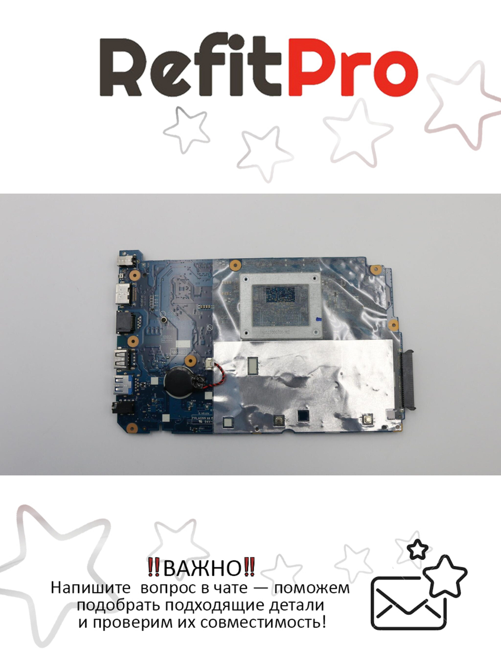 Материнская плата для ноутбука Lenovo ideapad 110-15IBR NM-A804 N3060 100M 4G-BLK NOK UMA (5B20L77435), оригинал