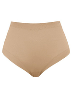 Набор из 2 хлопковых высоких +size трусиков-слип Esencial (Размер: XXL) (Цвет: кремовый)