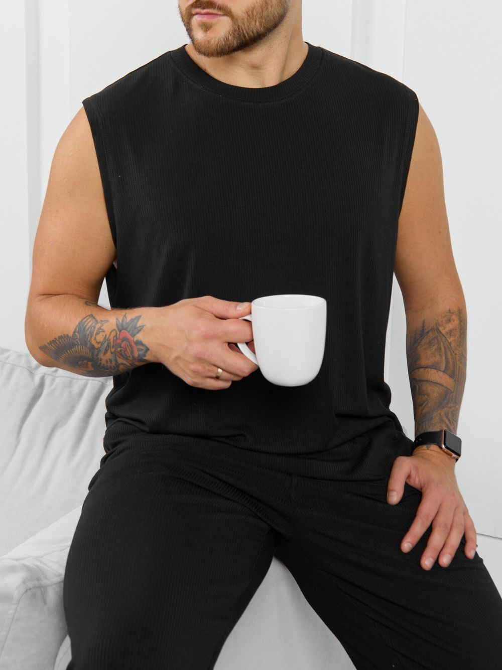 Майка мужская Алессандро-2 Виотекс ЧЁРНЫЙ