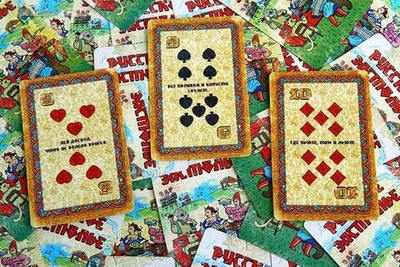 Карты игральные "Русское застолье" 18+