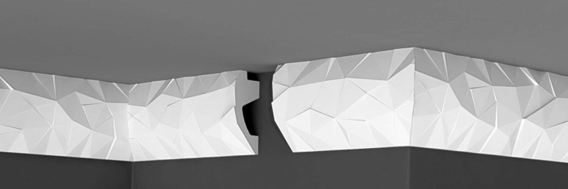 Плинтус потолочный Де-Багет Декор ДП 19/120