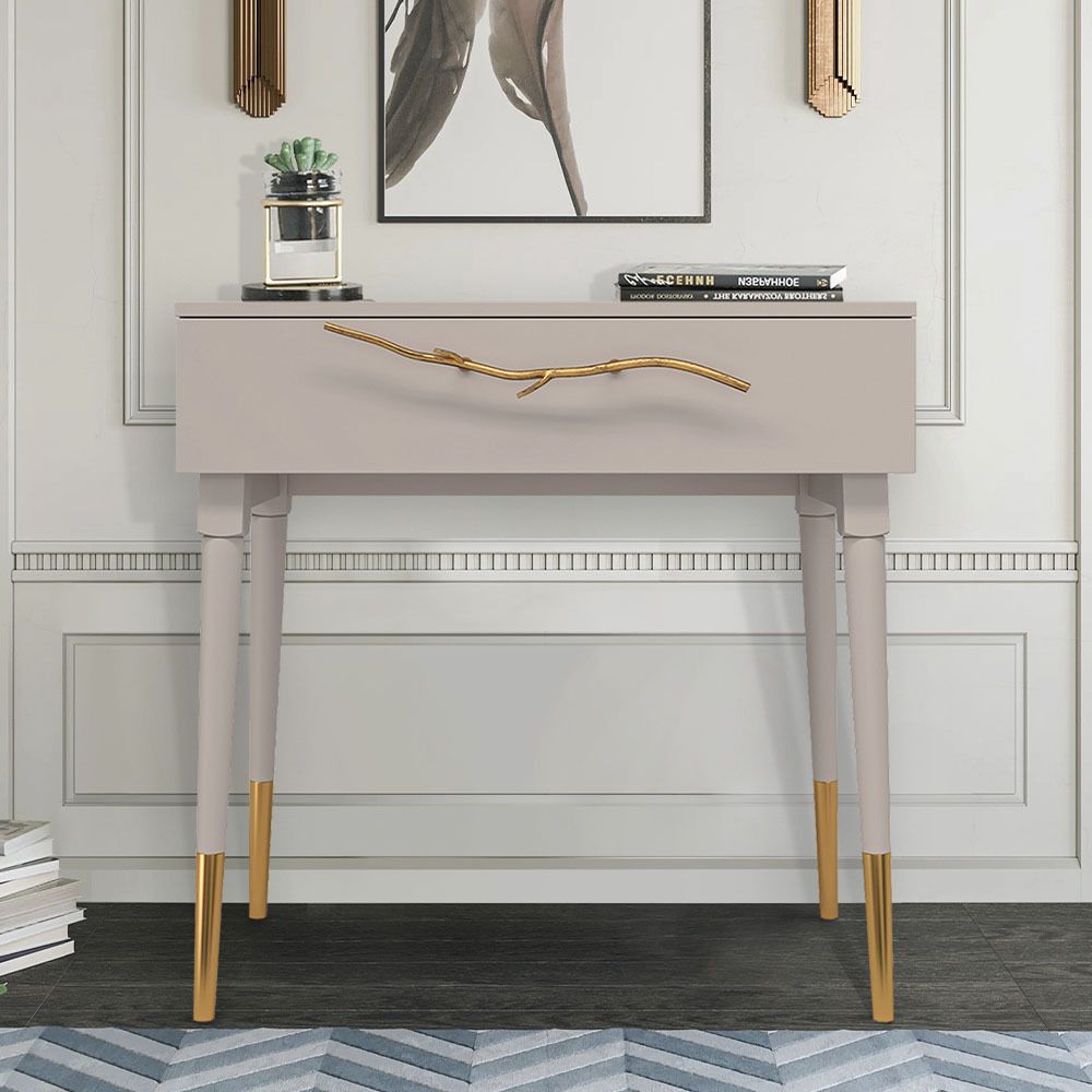 Консоль Арт Колор matte Стайл Голд Серый агат матовый