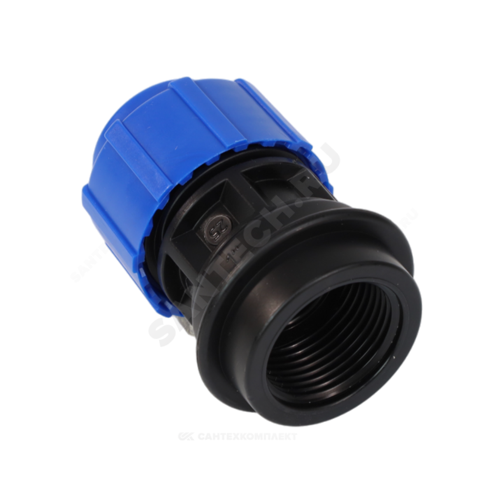 Муфта компрессионная ПЭ Дн 63х1 1/4" ВР Ру16 ТПК-АКВА 52006114
