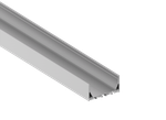 Накладной алюминиевый профиль,  70х35х2000. Цвет: Анодированное серебро, Серия:DN8ALE