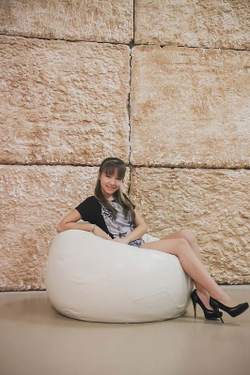 Кресло Мяч Белый ЭкоКожа (Классический)