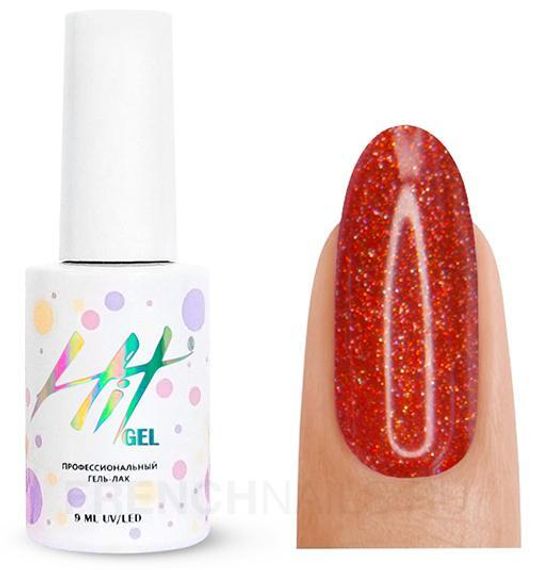 HIT GEL, ГЕЛЬ-ЛАК SHINE RED №13