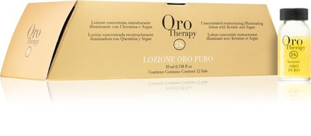 Fanola Oro Therapy Lozione Oro Puro - уход за тусклыми волосами /   12x10  ml  / GTIN 8032947866304