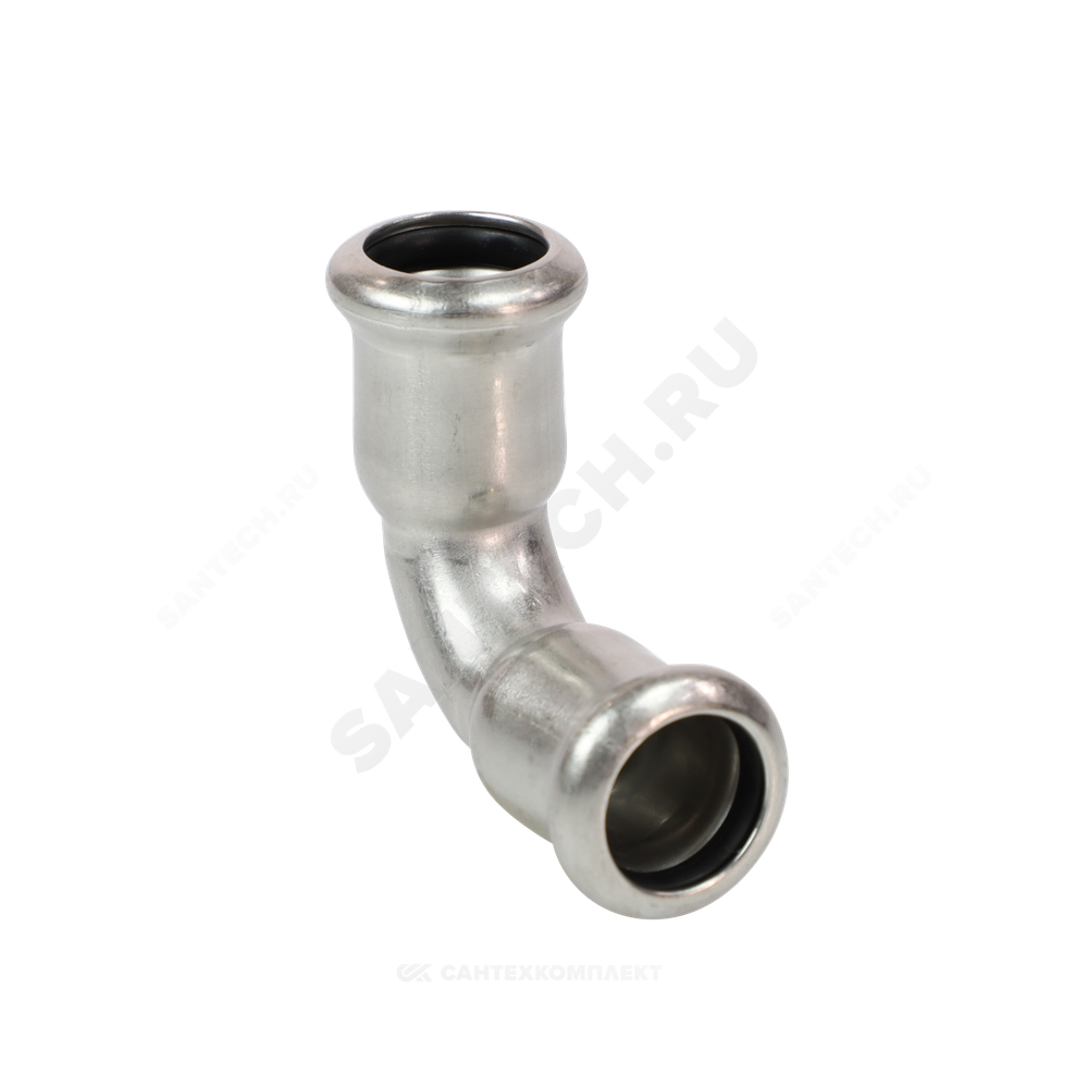 Отвод сталь нерж AISI 316L 90гр Дн 22 Ру16 пресс Inoxpres RM 181022900C