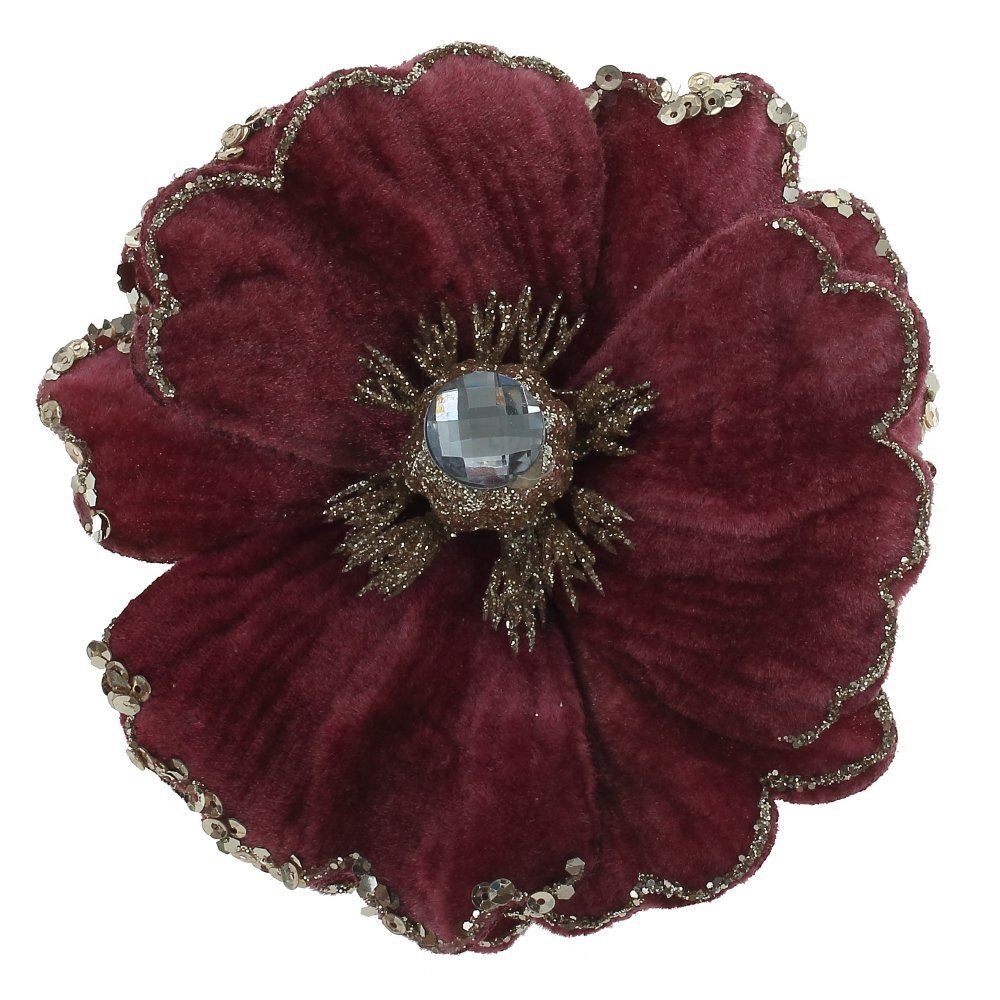 GAEM Цветок искусственный "Магнолия" (на клипсе), L14 W14 H11,5 см