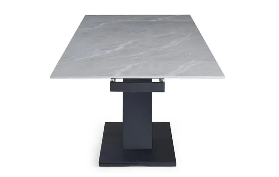 Стол раздвижной Chevron 160-240х90 см, серая керамика