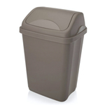 Контейнер для мусора "Ultra" 5 л с перекидным верхом цвет в ассортименте