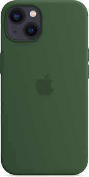 Чехол Apple Silicone Case with MagSafe for iPhone 13, «зелёный клевер»