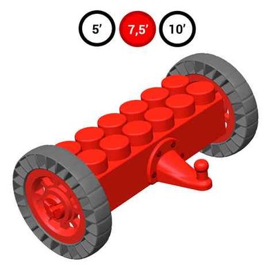 Передний мост с колесами для GigaBloks