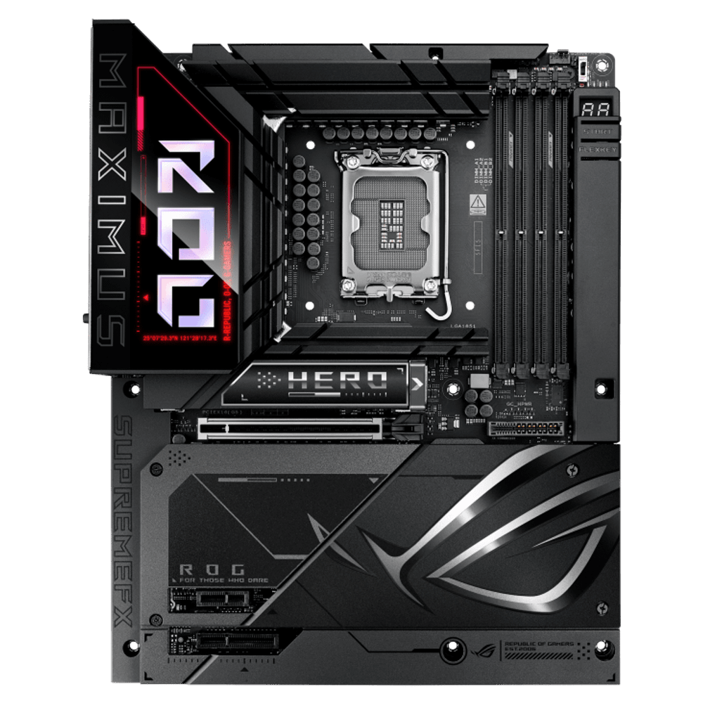 Материнская плата ASUS ROG MAXIMUS Z890 HERO BTF, LGA1851 4xDDR5 4xSATA 6xM.2 HDMI USB-C ATX