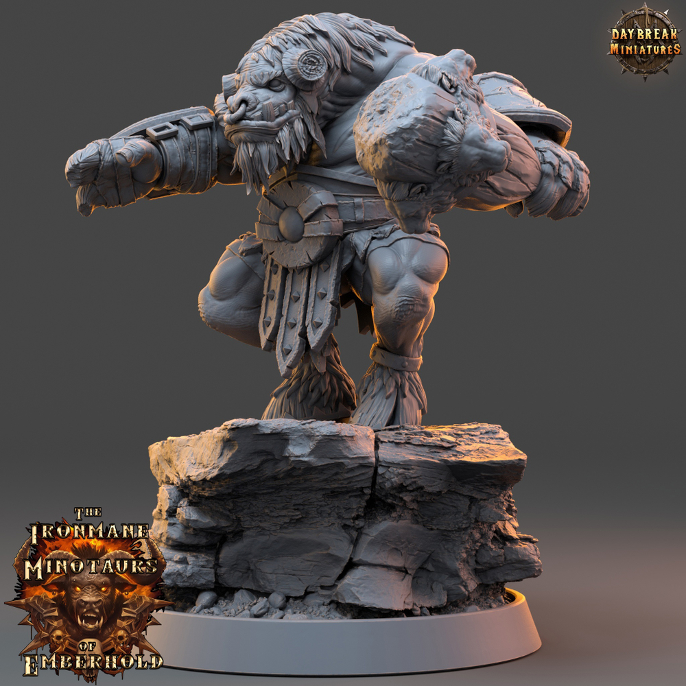 Draknar Bonecrusher - The Ironmane Minotaurs of Emberhold