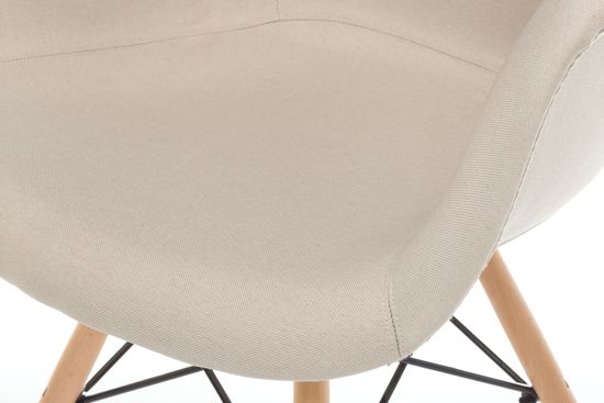 Стул с подлокотниками Eiffel Soft бежевый