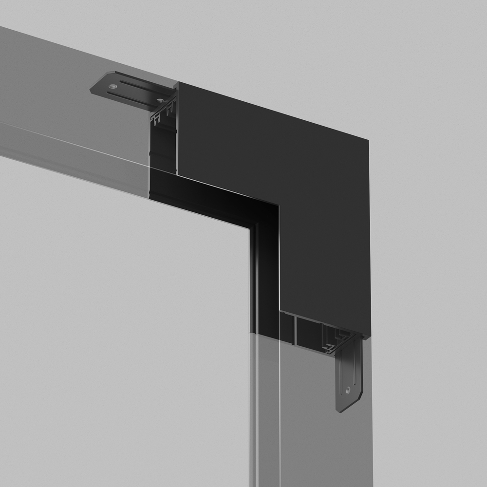 TR2108-BK Угол стена-потолок накладной SMART, черный