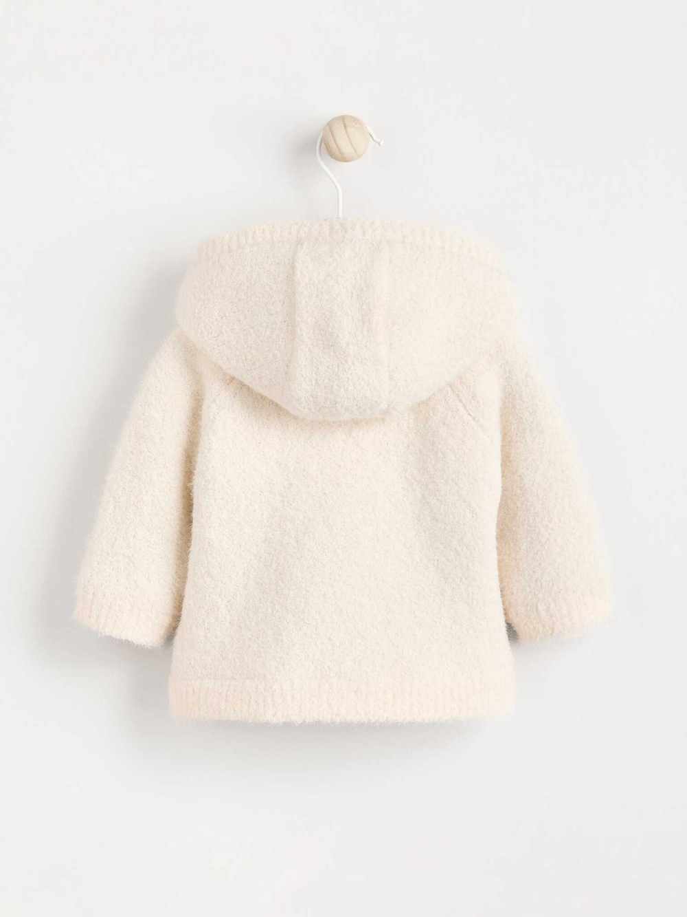 Кардиган с капюшоном для малышей Next K90-709, Кремовый