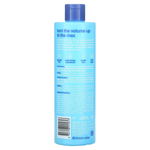 b.fresh, Turn Up The Volume, кондиционер для увеличения объема, лаванда и мята, 355 мл (12 жидк. унц.)