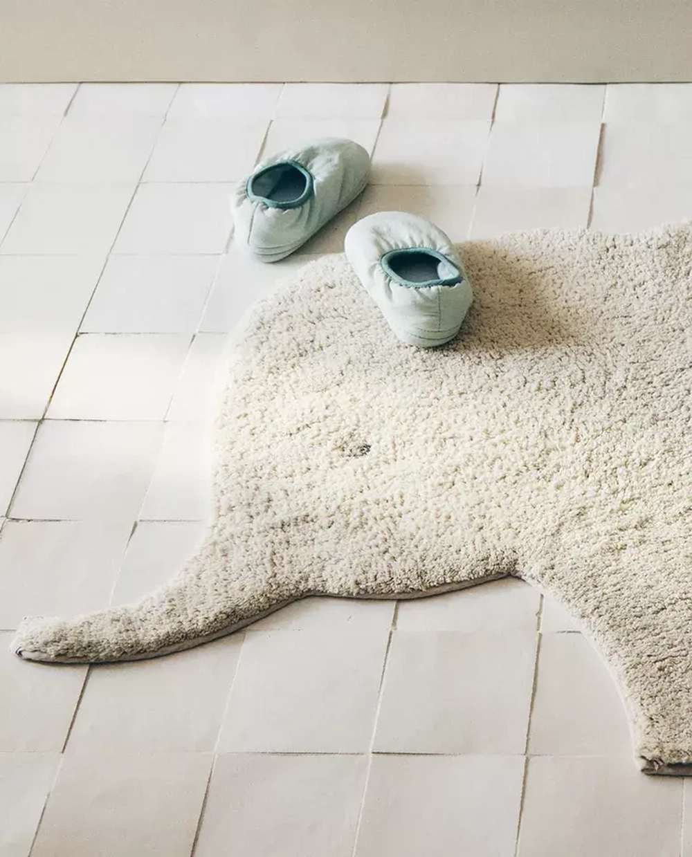 ZARA HOME ДЕТСКИЙ КОВРИК ДЛЯ ВАННОЙ "СЛОНИК", СЕРЫЙ