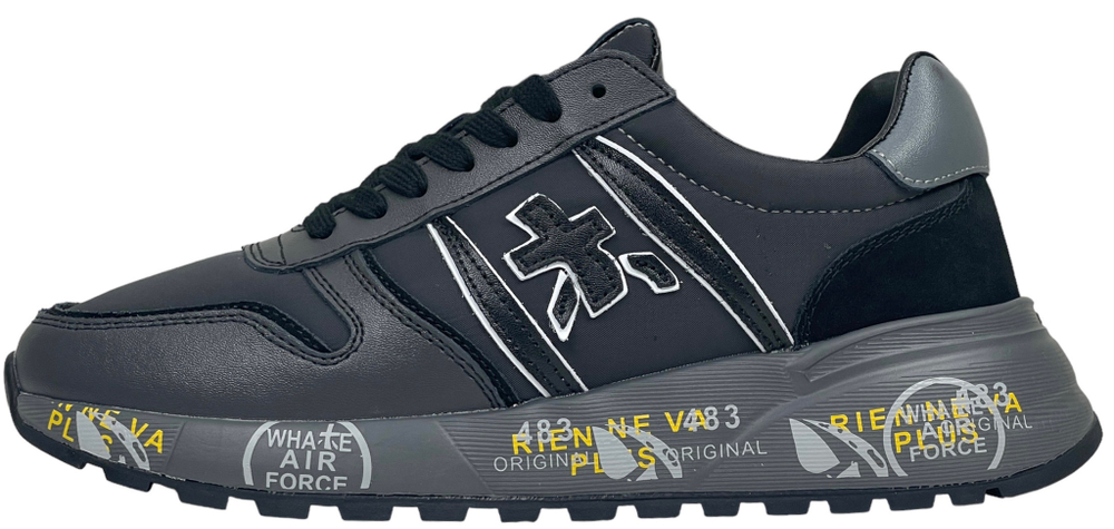 Premiata Mick 1453 Комбинированные черные