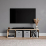 Стеллаж ФОРА 4Л, 41*38*146 см, дуб беленый