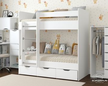 Кровать ЛАВОРО-3  1800-700 /1832*1604*852/ левая сосна астрид / лайм