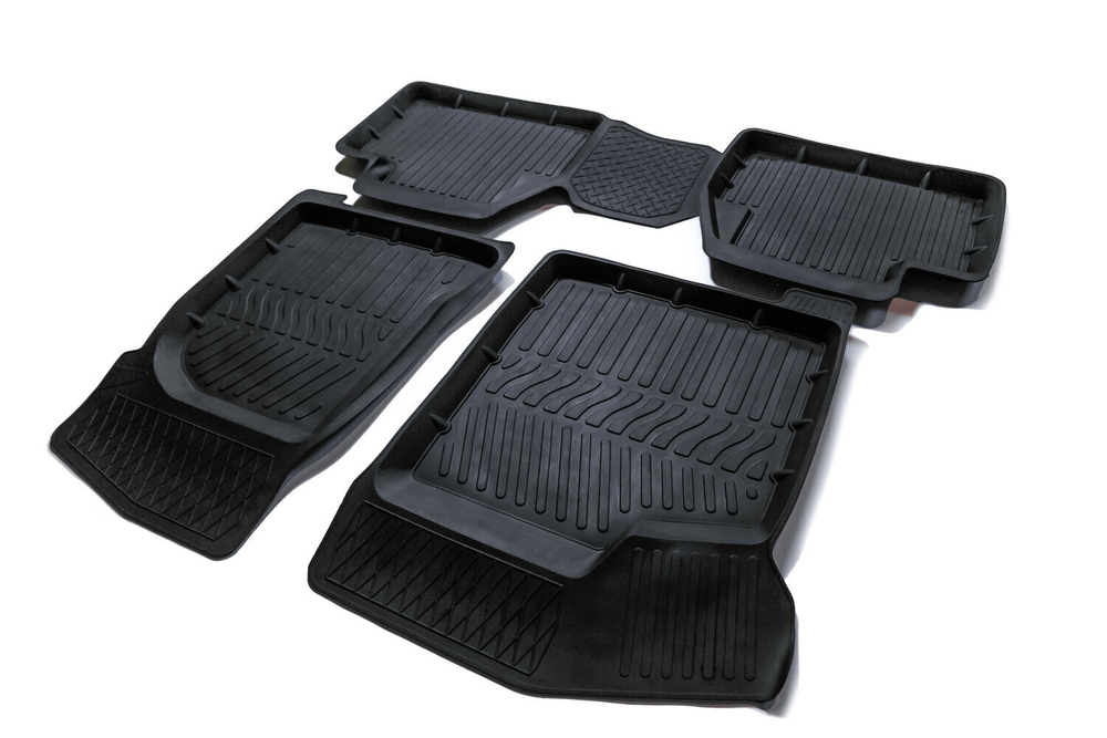 Коврики резиновые в салон 3D STANDART для Lada 2110-11,12 (1995-2007) SRTK.LD.10.01001