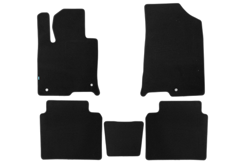 Коврики в салон для KIA Optima (IVr), 2018-2020, седан, 5 шт. (текстиль) KLEVER05255322110KH