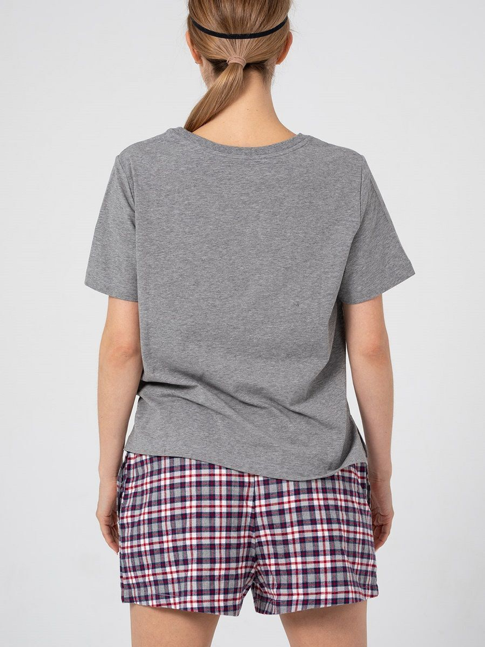 Уютный пижамный комплект с маской (Размер: S) (Цвет: черный)