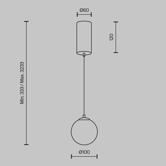 Подвесной светильник Maytoni MOD464PL-L5BSK