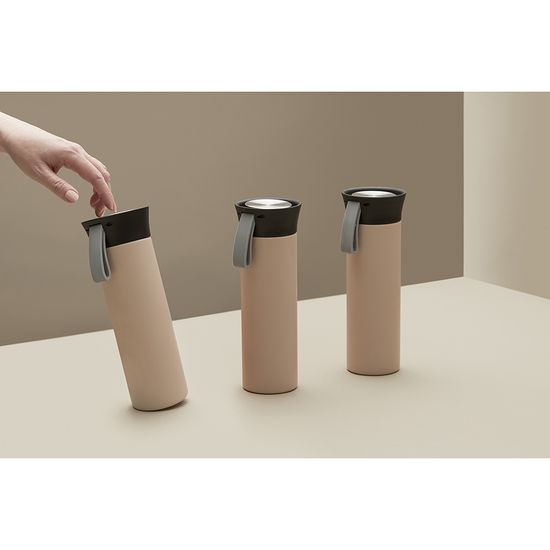 Термокружка keep heat, 500 мл, кремовая