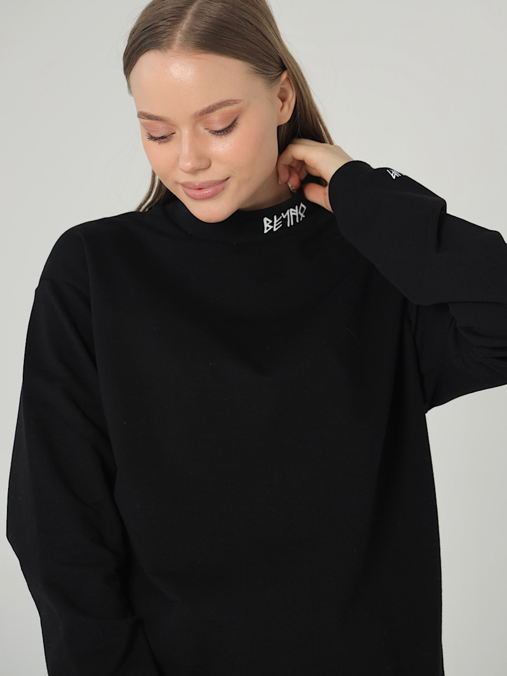 Лонгслив вечно молодой вечно пьяный Город Горький черный