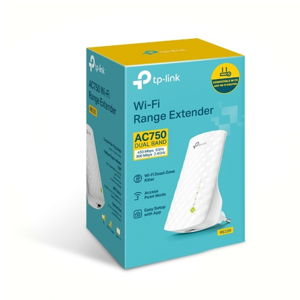 TP-Link RE220 Усилитель Wi-Fi сигнала AC750