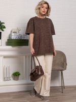 Футболка Ия (шоколад) Б15240-4М LT Collection