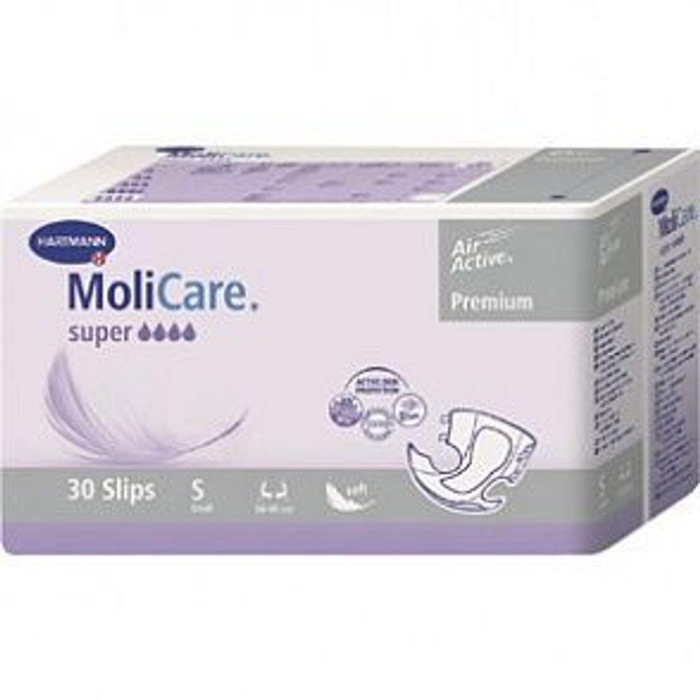 MoliCare Premium super soft - Моликар Премиум супер софт - Воздухопроницаемые подгузники: размер S,  30 шт.