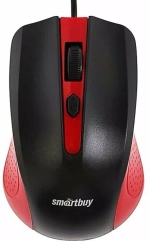 Мышь проводная SMART-BUY ONE SBM-352-RK  красно-черная