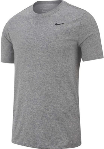 Мужская теннисная футболка Nike Solid Dri-Fit Crew - серый