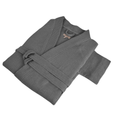 Халат вафельный Hamam Calamus серый