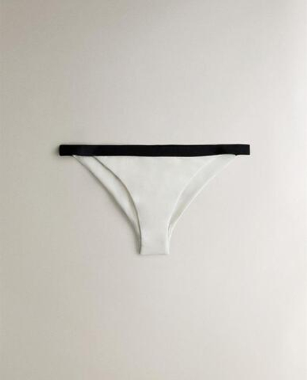 ZARA HOME ПЛАВКИ-БИКИНИ В КОНТРАСТНУЮ ПОЛОСКУ, ЭКРЮ
