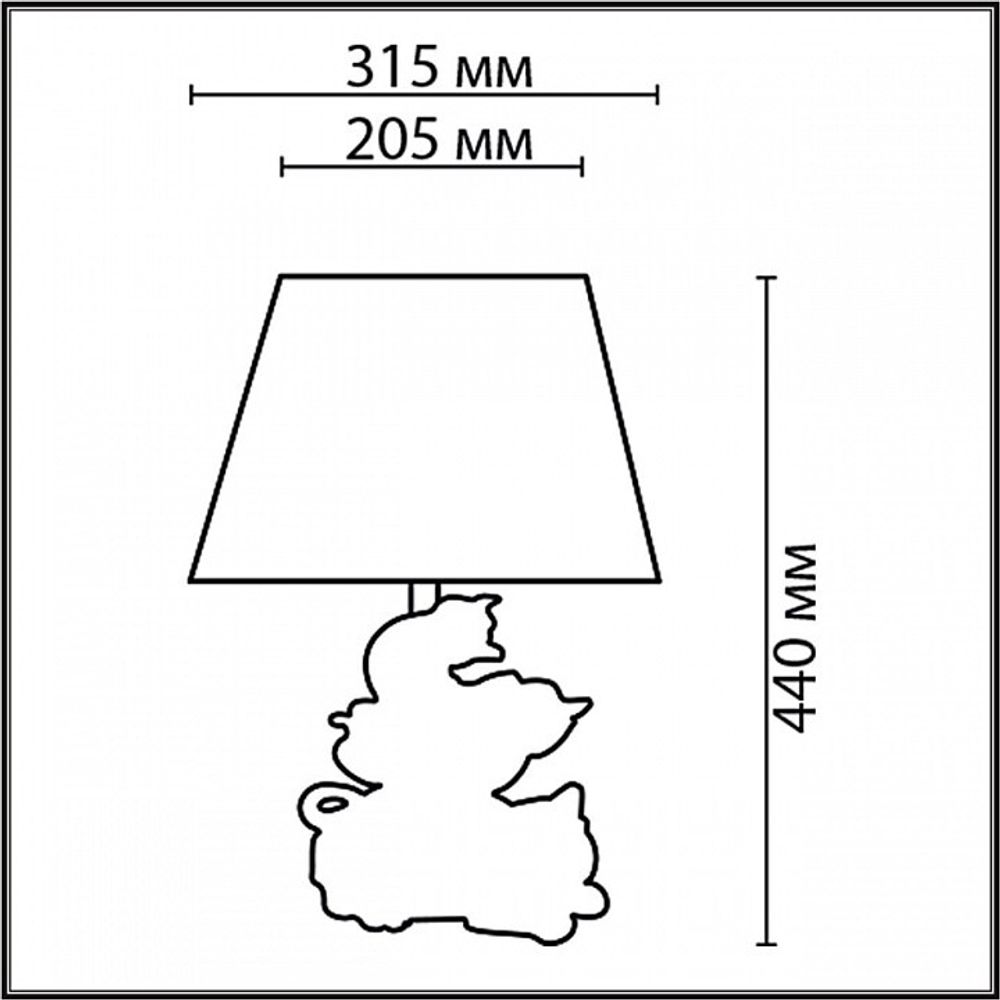 Настольная лампа декоративная Lumion Catty 8128/1Т