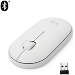 Беспроводная компактная мышь Logitech Pebble M350, off-white