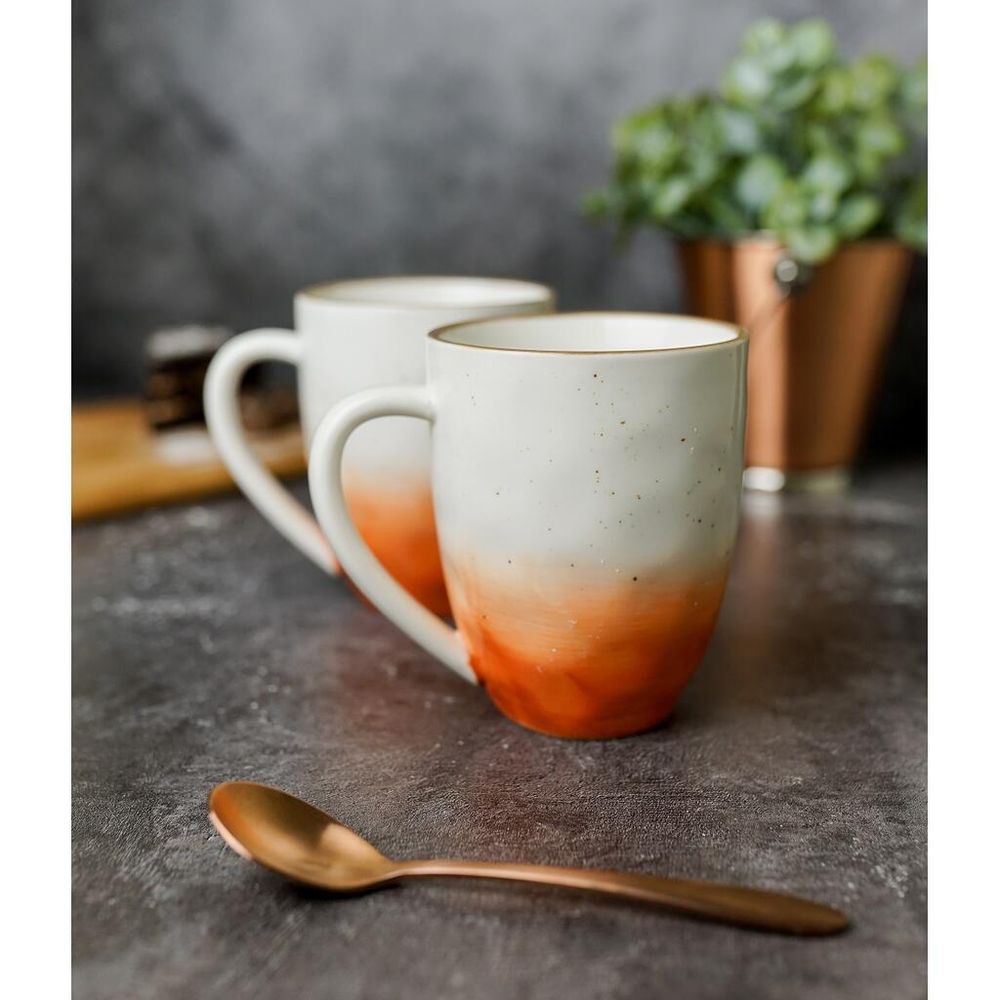 Кружка 450 мл оранжевая d 9 см h11 см фарфор "The   Eco" P.L. Proff Cuisine [4]