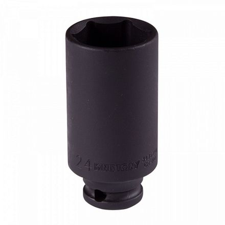 Цена на KING TONY (343524M) Головка торцевая ударная глубокая шестигранная 3/8", 24 мм