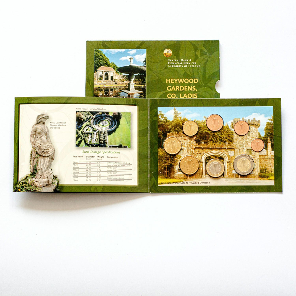 Irland 2005 Year Set "Cultural Heritage - Heywood Gardens in Laois"
