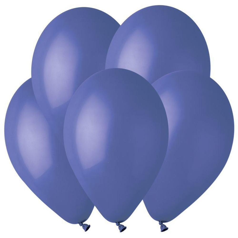 И 5"/13 см, Пастель, Темно-синий (Blue 46), 100 шт.
