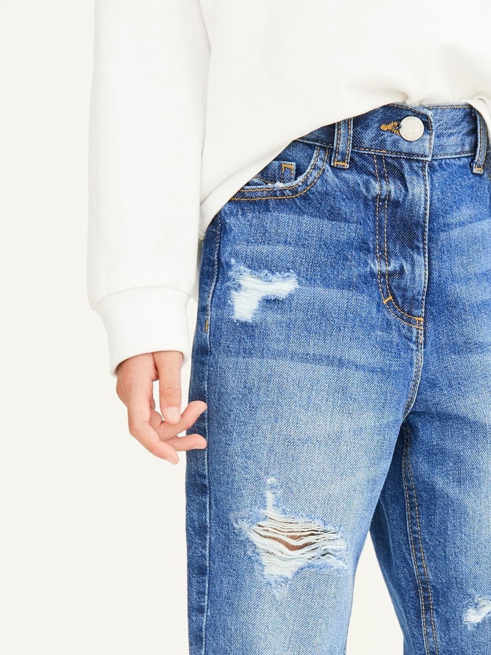 Джинсы для девочки Next 577-478, Синий