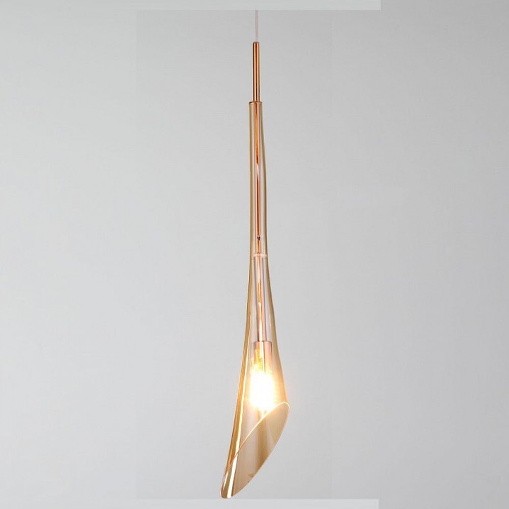 Подвесной светильник Eurosvet Folio 50224/1 янтарный